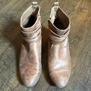 Kim Rogers womens brown booties size 8.5